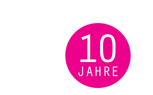 10 Jahre Jubiläum Grafik